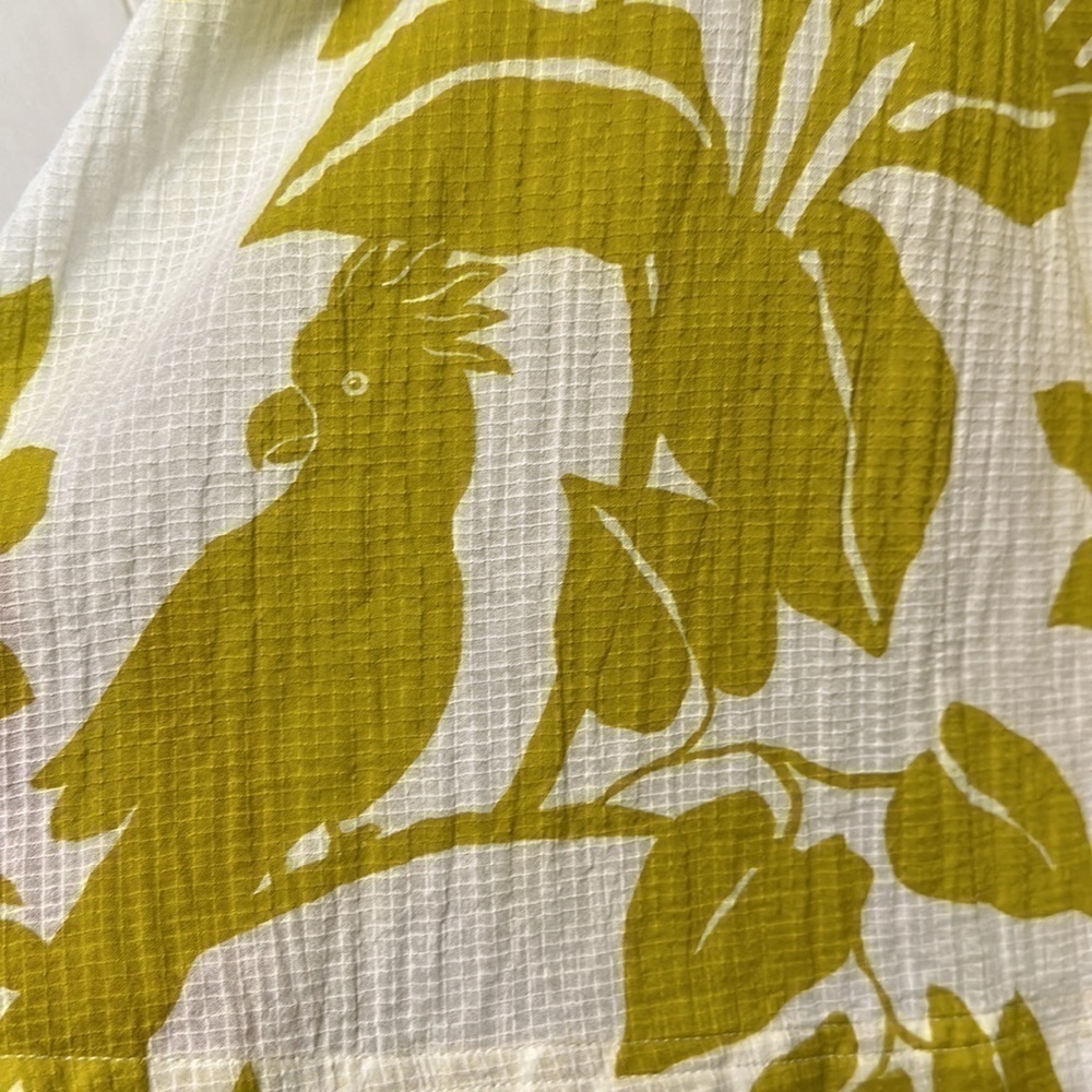 Maeve by Anthropologie Wome’s Puff Sleeves Feliciana Tropical Print Mini Dress S - Picture 8 of 9